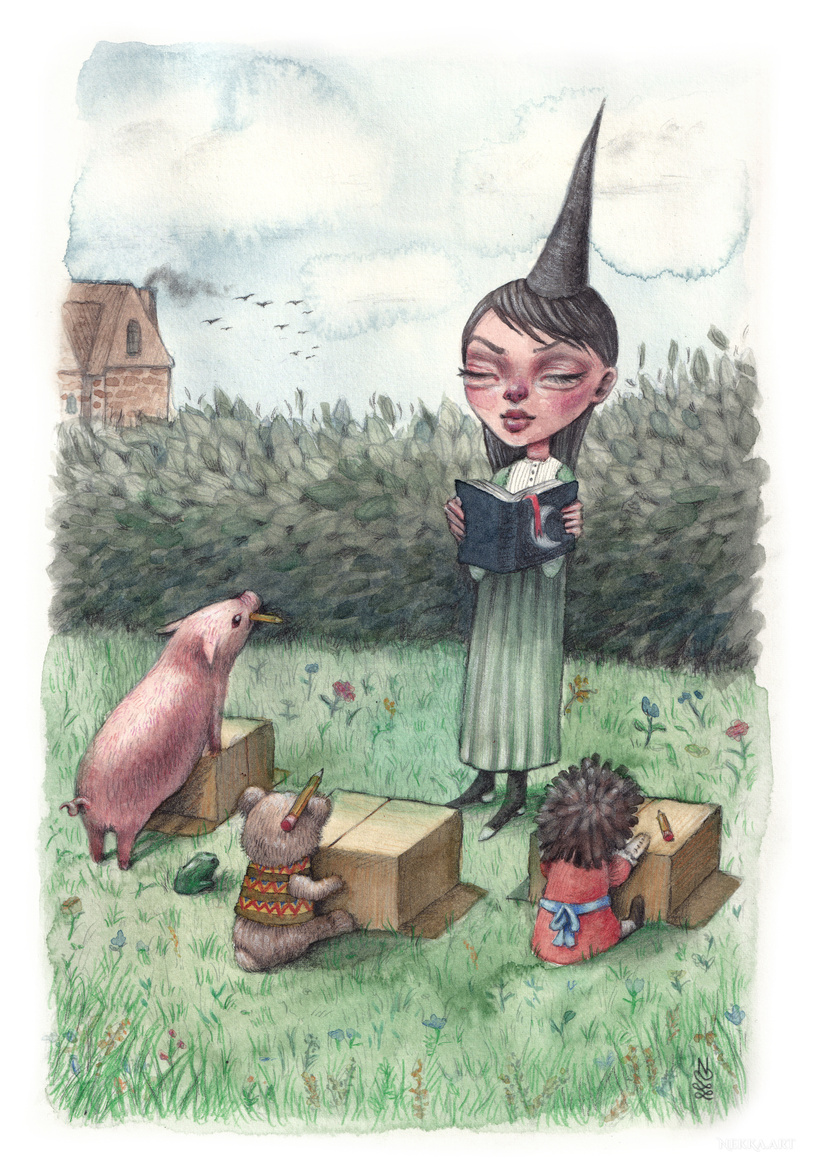 Day 8 • Poogy & Phoebe Storybook, Phoebe’s Students